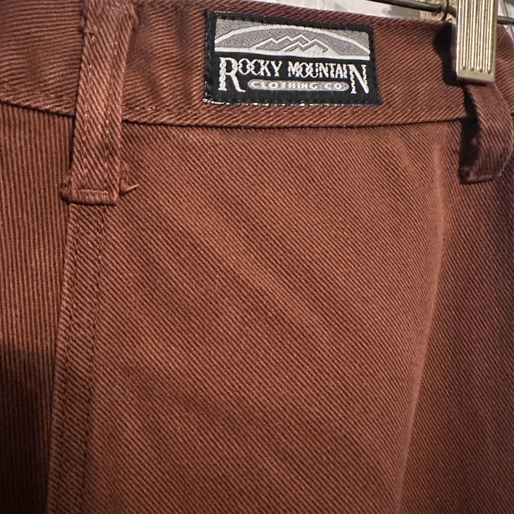 Vintage Rocky Mountain western brown jeans size 7 - Picture 8 of 9